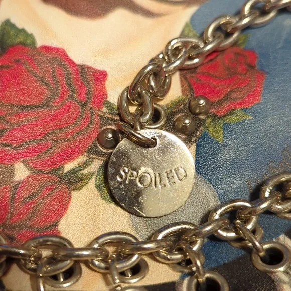 *RARE* Isabella Fiore leather Boston terrier dog shoulder bag purse tote - Picture 4 of 8